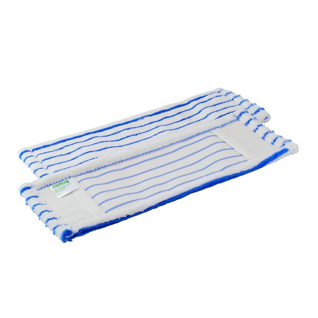 Mikro-Borstenmopp 40 cm | weiß/blau