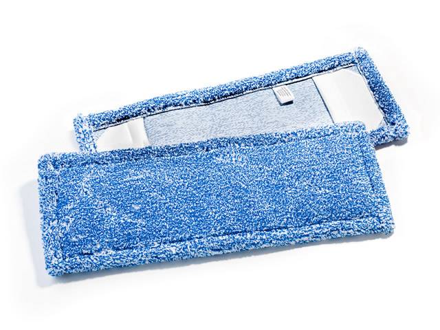 Mikrofasermopp "PREMIUM" blau/weiß meliert | 50 cm