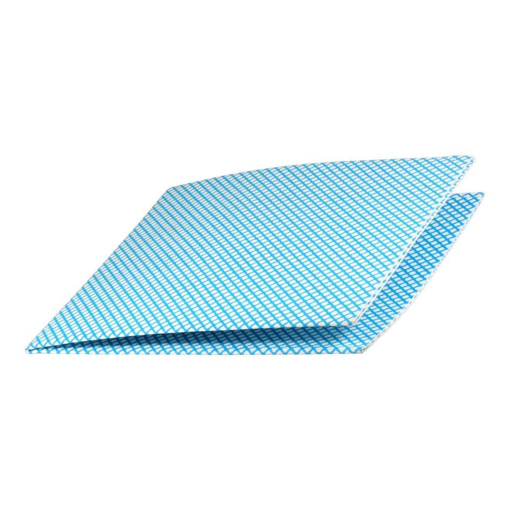 Bodentuch/Scheuertuch "Supra", 50 x 70 cm | Farbe blau/weiß