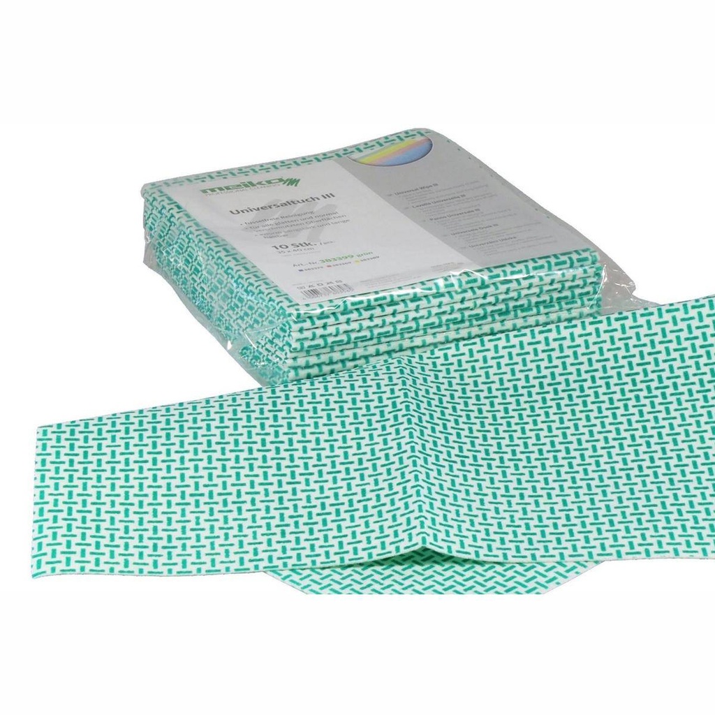 Spültuch/Wischtuch/Universaltuch 35 x 40 cm, 10 Stück/Pack | grün