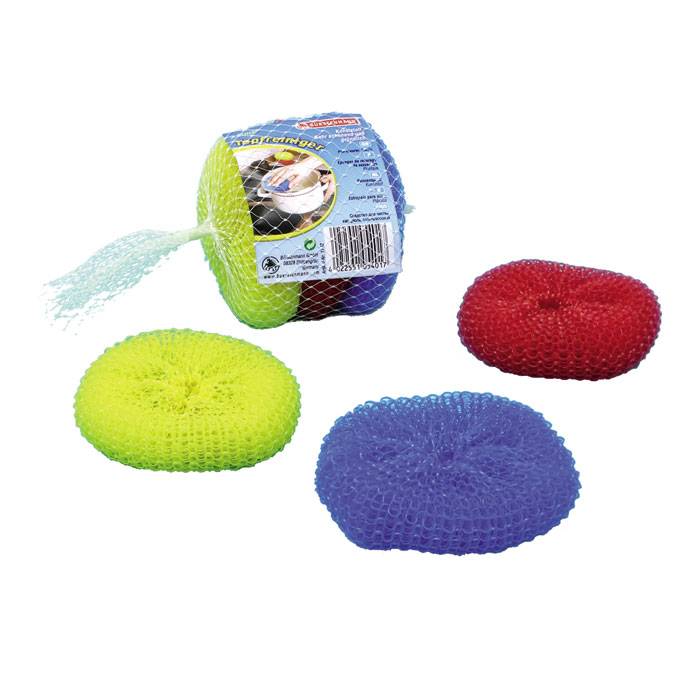 Topfreiniger, Kunststoff 3er-Set | farbig