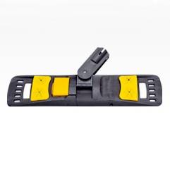 Mopp-Halter/Klapphalter "Vermop Sprint Plus Halter" gelb, mit Clip | 50 cm