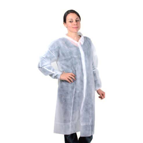 Besuchermantel, "Safe Comfort" PP-Vlies Besuchermäntel 40 g, weiß | Größe XL