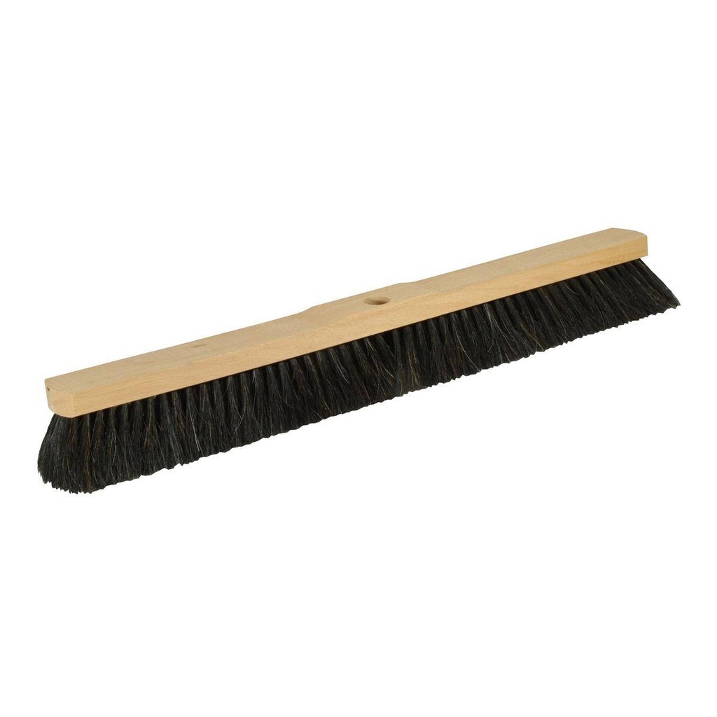 Saalbesen 60 cm, Körper: Holz, Borsten: Rosshaar (Naturhaar) | mit Loch