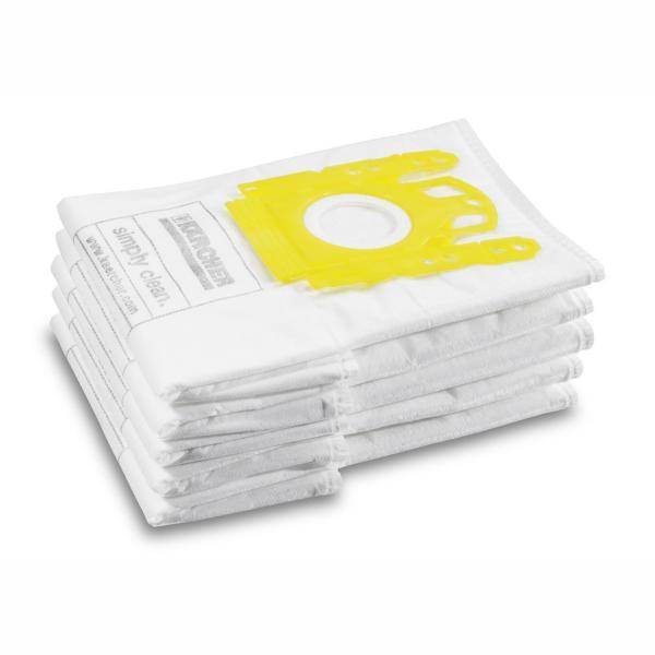 Staubsaugerbeutel Vlies, original Kärcher, 5-lagig | 5 Stück/Pack
