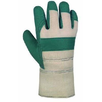 Arbeitschutzhandschuhe, Vinyl-Handschuhe, grün, imprägniert | Größe 10