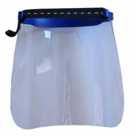 Gesichtsschild "SOLID SAFETY", blau/transparent | 1 Schild