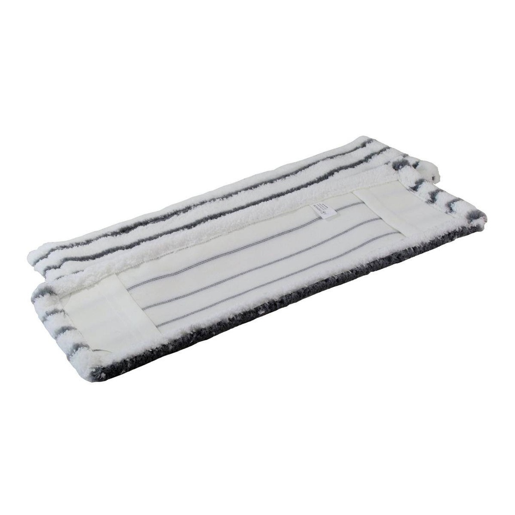 Mikrofasermopp 50 cm | grau/weiß
