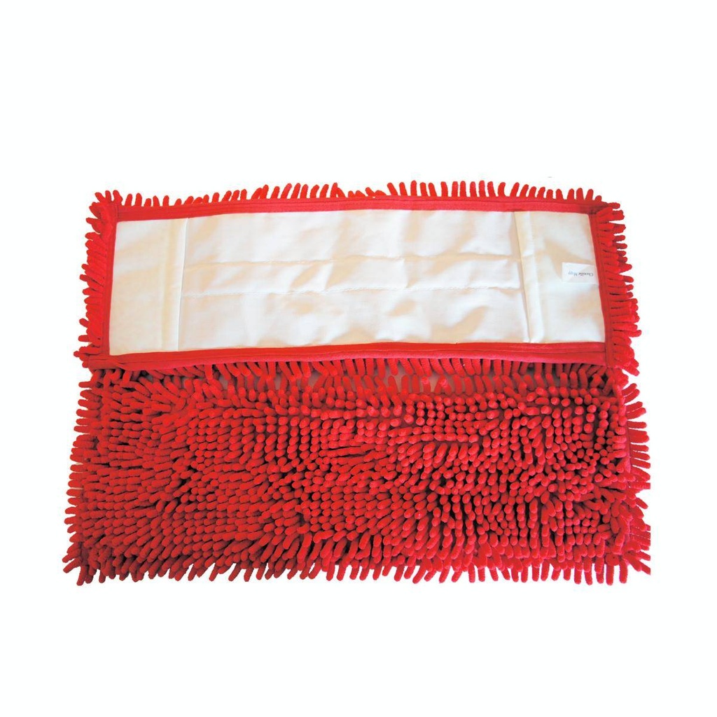Chenille-Mopp 40 cm | Farbe: rot