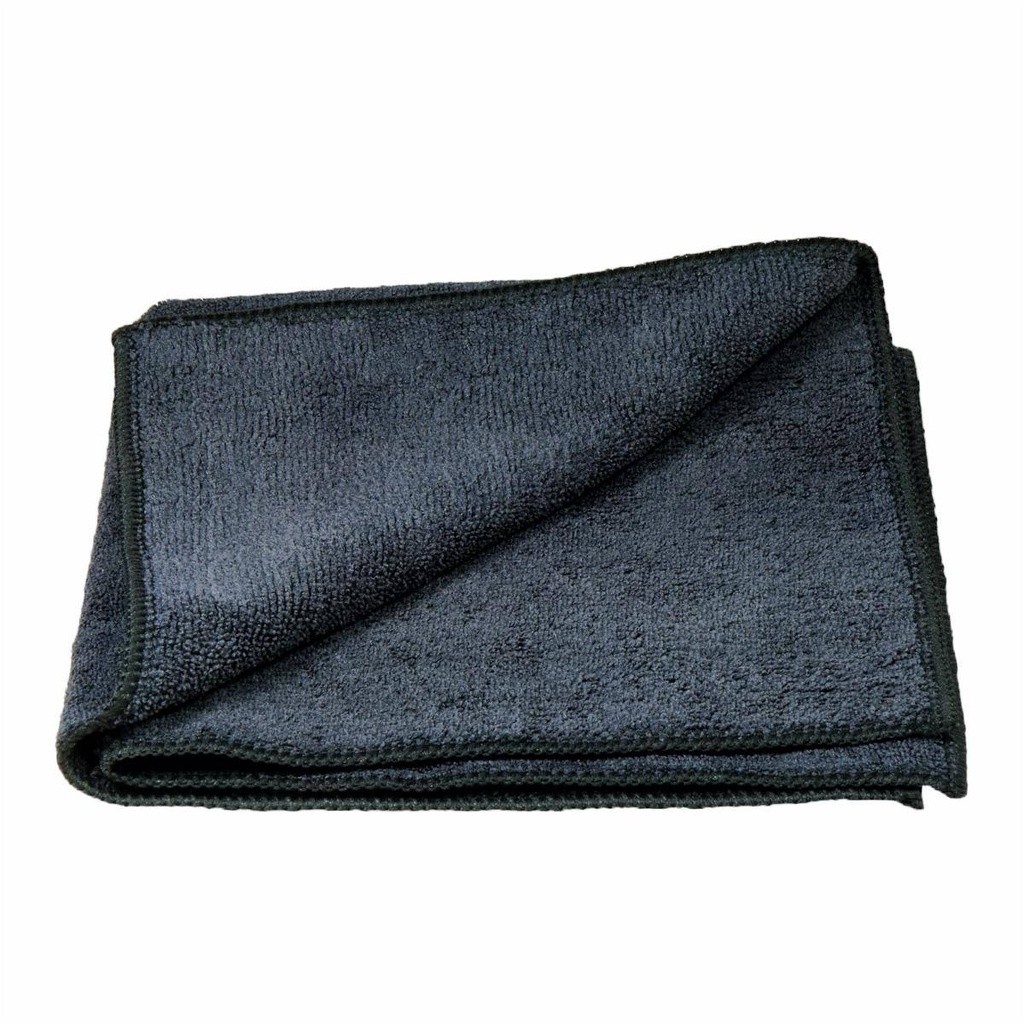 Mikrofasertuch Sensation/Professional, 40 x 40 cm, 300 g/m², Frotteestruktur | schwarz
