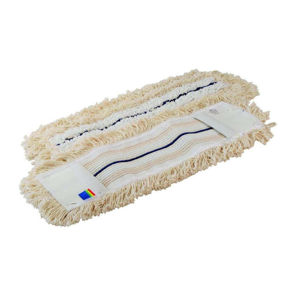 Hospitalmopp Tufting 40 cm | weiß/blau