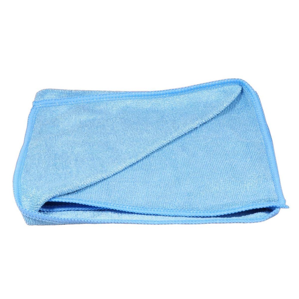 Mikrofasertuch Stretch Economy, 39 x 39 cm, Schlingenfrotteestruktur | blau