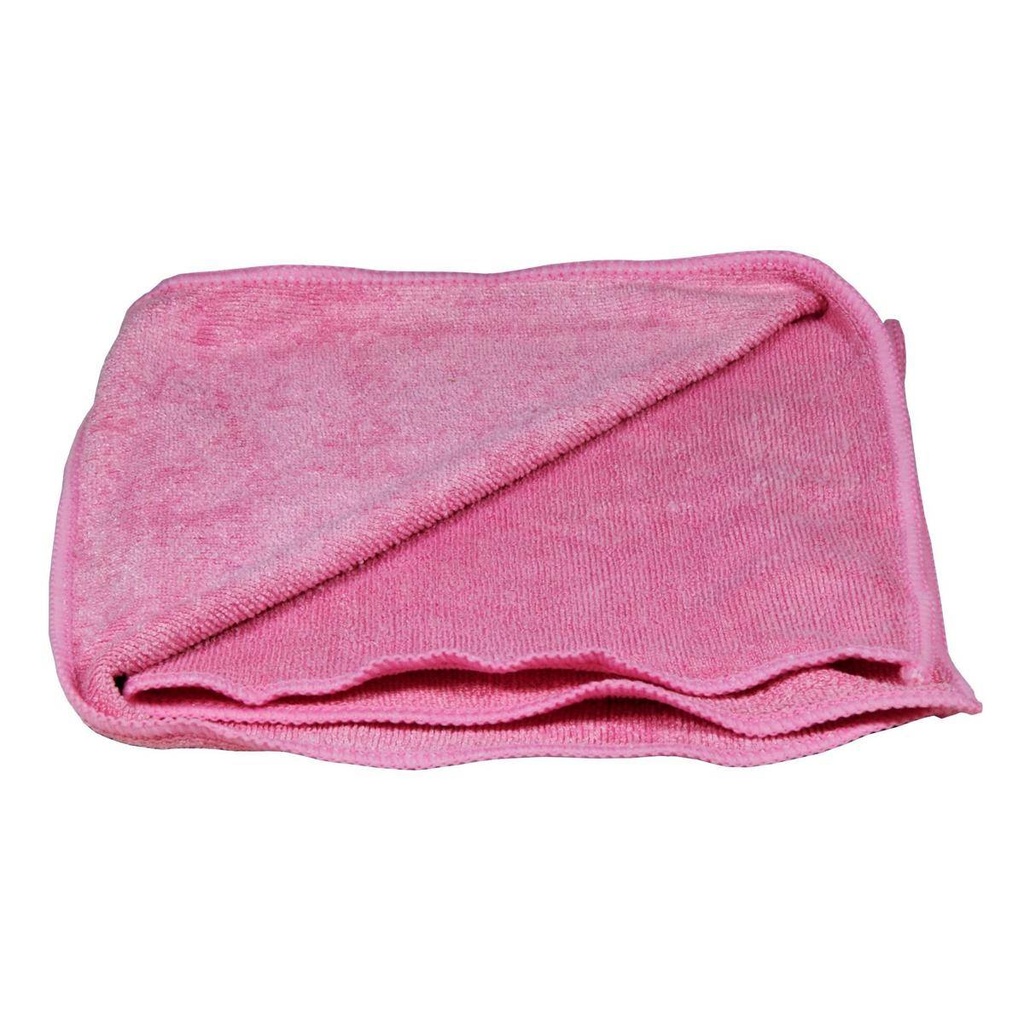 Mikrofasertuch Stretch Economy, 39 x 39 cm, Schlingenfrotteestruktur | rot