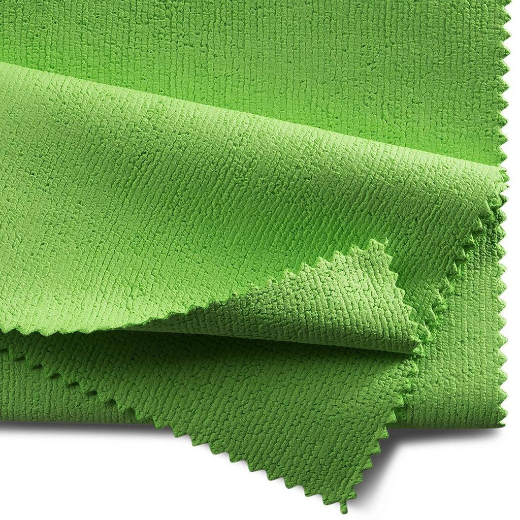 Mikrofaser PU-Tuch 35 x 40 cm, 300 g/m² - 340 g/m², Frotteestruktur | grün