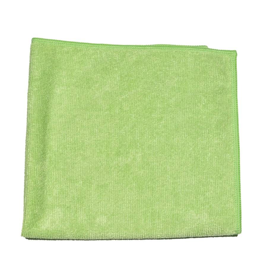 Mikrofasertuch "Rainbow Pro", 40 x 40 cm, 340 g/m², grün | 5 Tücher