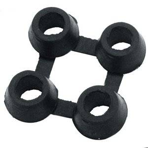 Jumbo Ringmatte Verbindungsstück, schwarz | Höhe 23 mm
