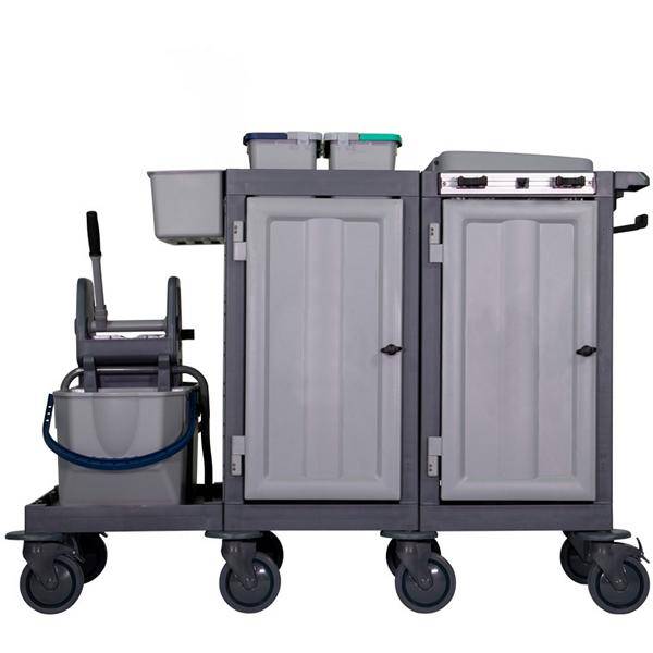Systemwagen "VARIX-PRESS" Komplettset | 4 Eimersystem