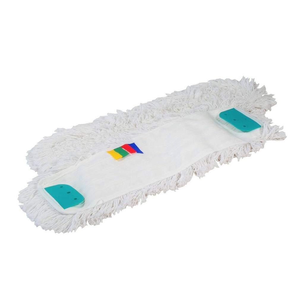 Polyester-Mopp "Wet-System Light" 40 cm mit Schlingen | weiß