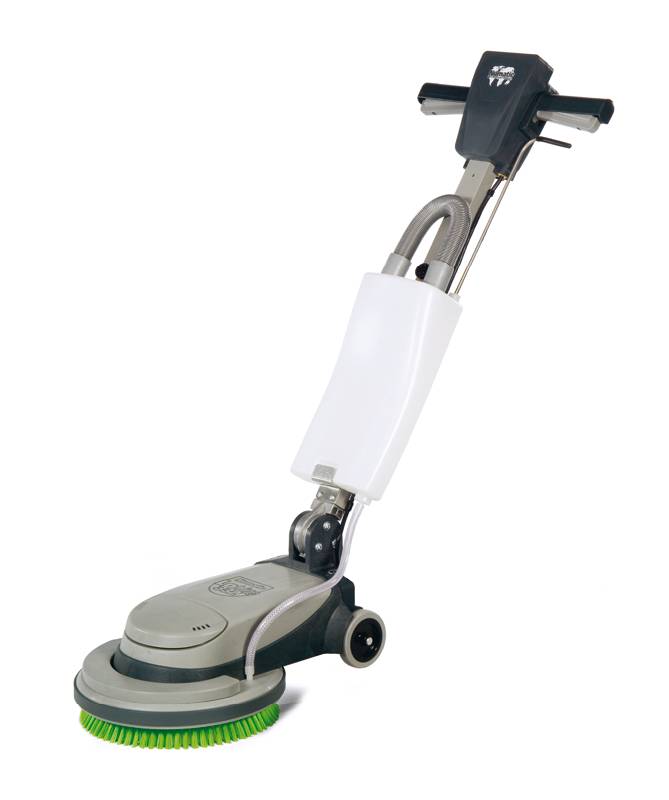 Einscheibenmaschine "Numatic NLL3315" mit Flüssigkeitstank und Scheuerbürste