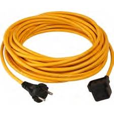 Zubehör/Ersatzteil: Numatic Schnellwechselkabel 3-adrig (NuCable), 10,0 m x 1,50 mm gelb