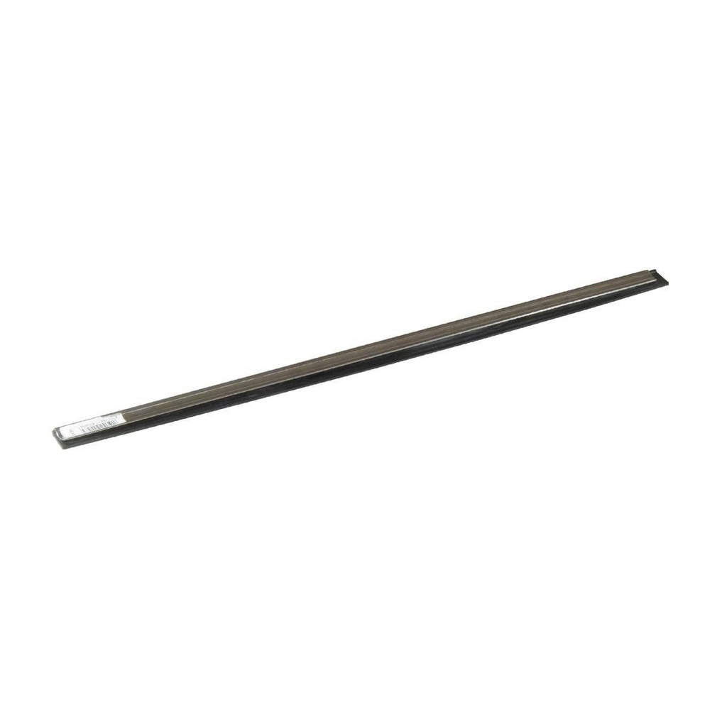 S-Schiene 45 cm komplett mit hartem Gummi, Schiene Edelstahl | NE45H
