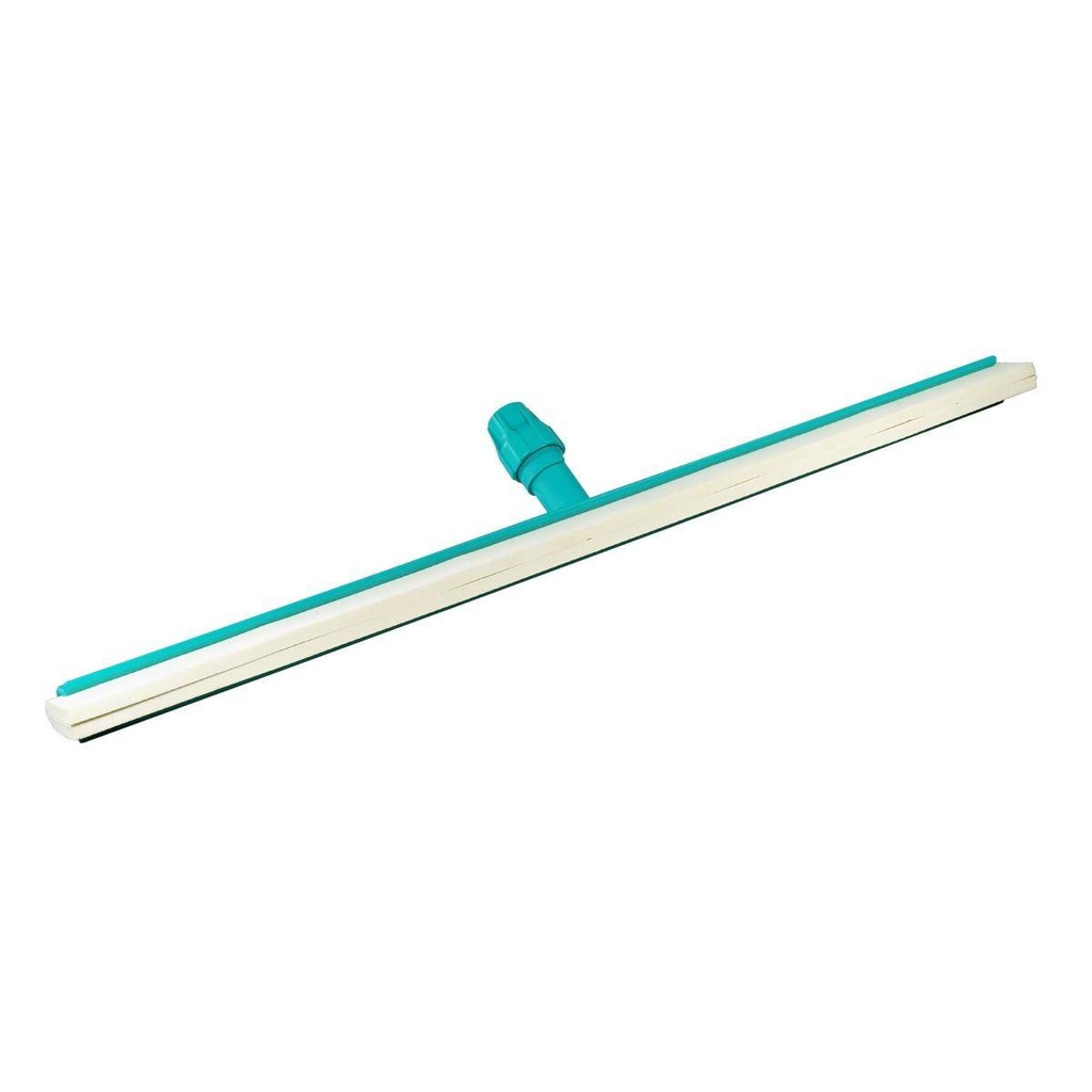 Moosgummiwischer/Wasserschieber/Bodenwischer 75 cm, doppelt, Kunststoffkörper | weißer Gummi