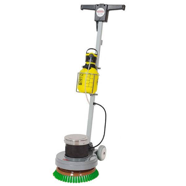 Einscheibenmaschine Sprintus "EEM 13 R Set mit Pumpentank" inklusive Bürste weich+hart und Padtreibteller