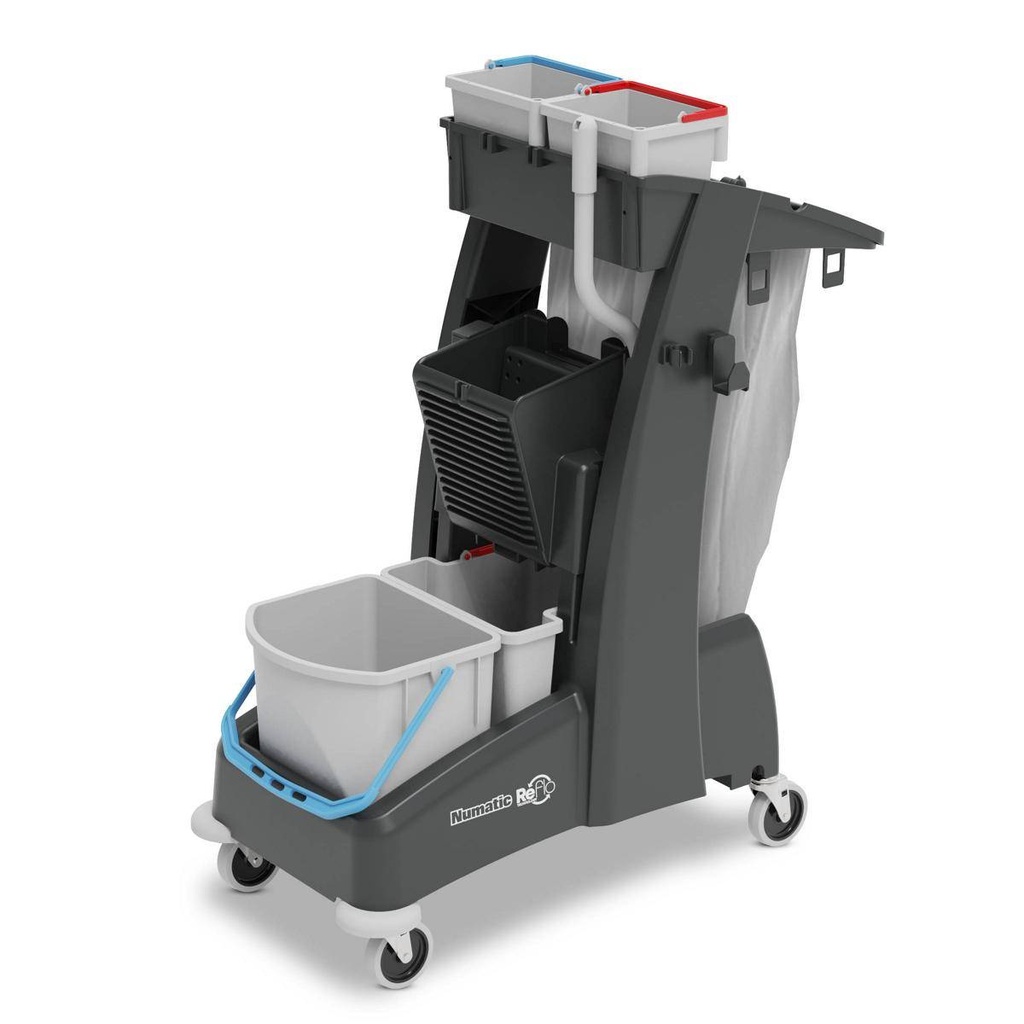 Systemwagen Numatic "MultiMatic MM4" | 70 Liter Abfalleinheit