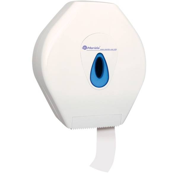 Toilettenpapier-Großrollen-Spender "Merida Top Maxi" weiß/blau
