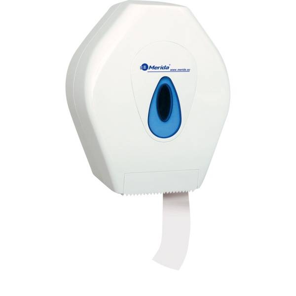 Toilettenpapier-Großrollen-Spender "Merida Top Mini" | weiß/blau