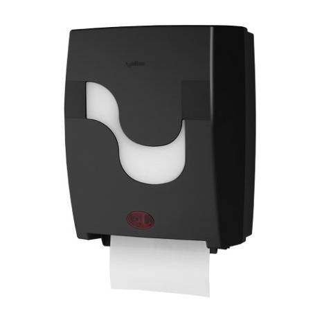Rollenhandtuchspender "Mastermatic", berührungslose Sensorautomatik | schwarz