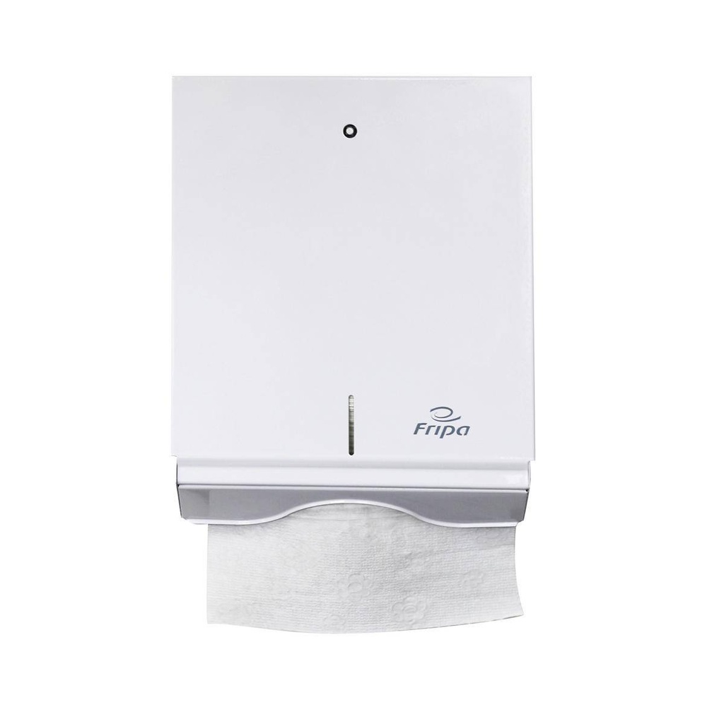 Handtuchspender Fripa, metall, 500 Blatt | weiß
