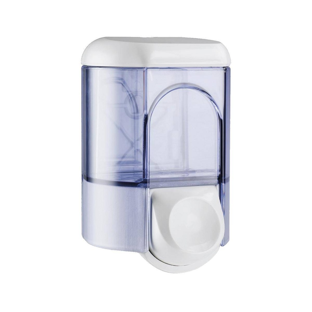 Seifencreme-Spender "Clivia retro 35", 350 ml | weiß/transparent