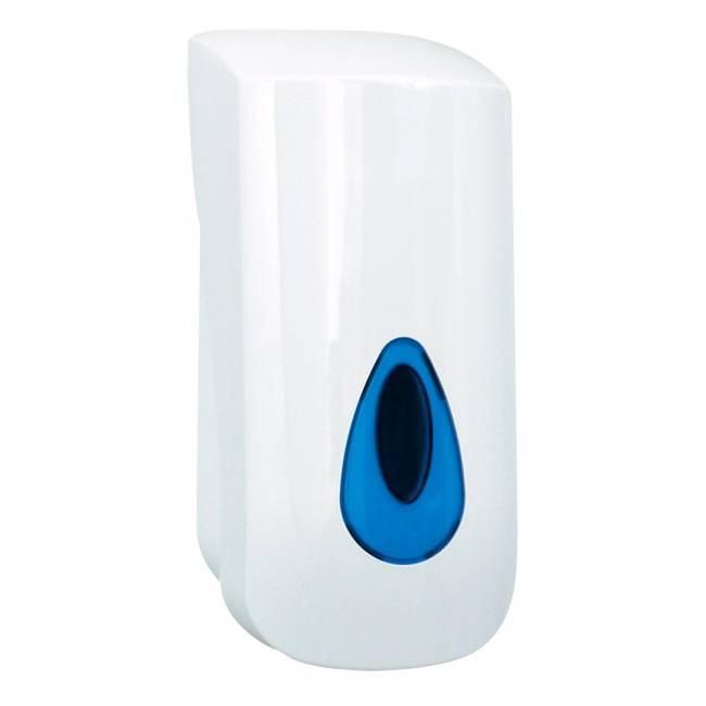 Seifenschaum-Spender "Top" 900 ml, Universalspender für Schaumseife | weiß/blau