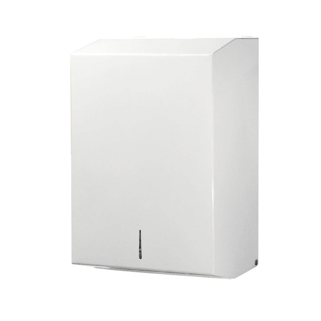 Handtuchspender "racon® MW L", Metall, 400-800 Blatt | weiß lackiert