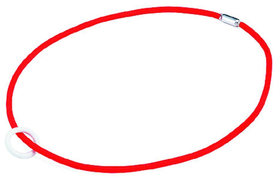 Gummi mit Ring für Müllsackständer rund | rot