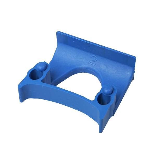 Geräte-Halter farbig, groß Ø 28 - 38 mm | blau