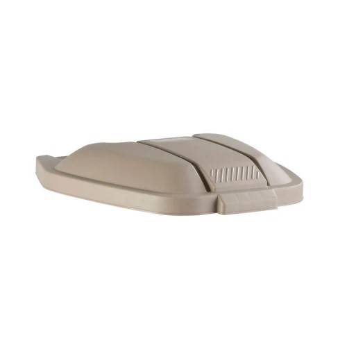 Abfallbehälter, Mülltonnen-Deckel für "Big Wheel/Rubbermaid" 110 Liter | beige