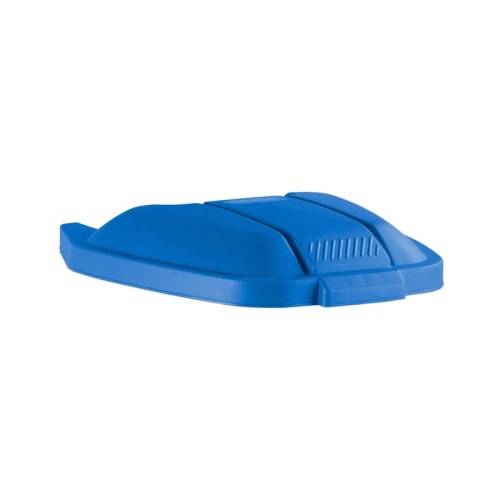 Abfallbehälter, Mülltonnen-Deckel für "Big Wheel/Rubbermaid" 110 Liter | blau