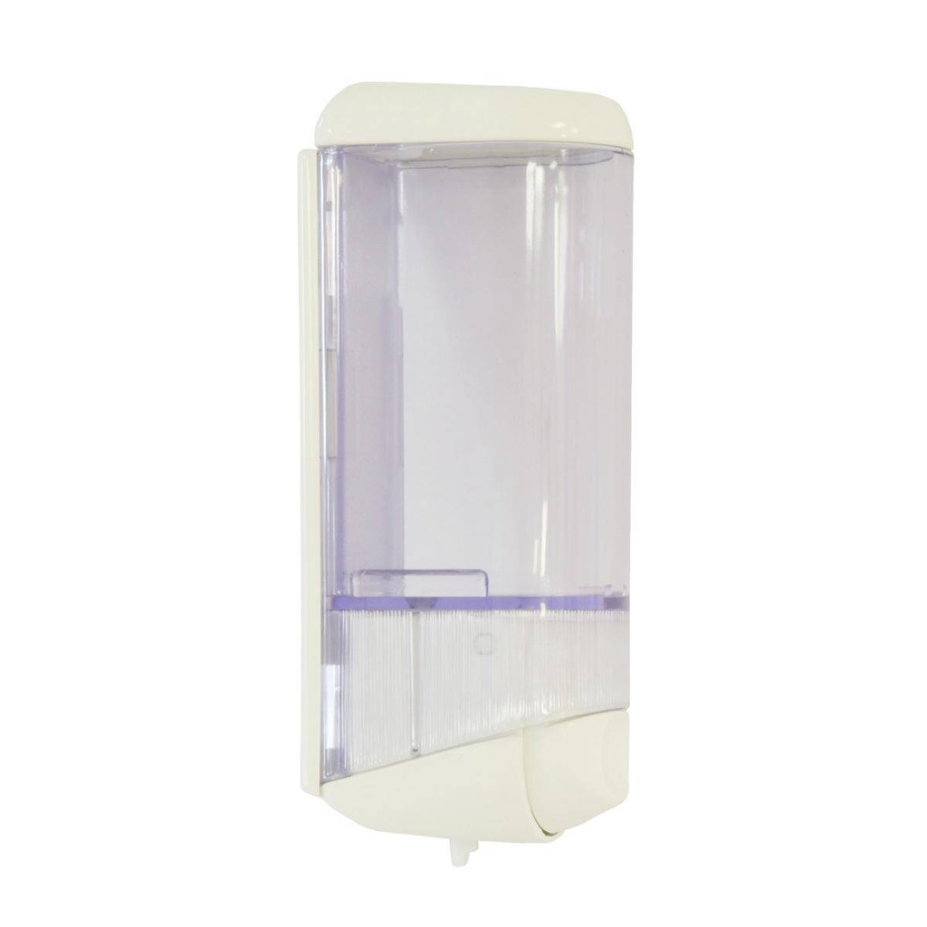 Seifenspender "Serie Acqualba", 250 ml | weiß-transparent