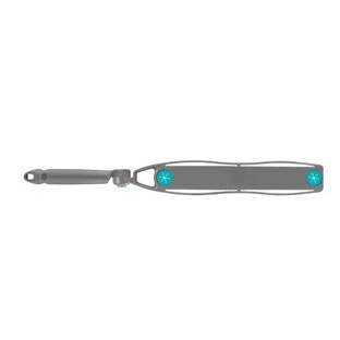 Staubmopp-Halter "Bit Halter" flexibel, mit Griff, 40 cm | grau