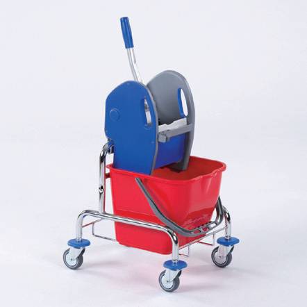 Einfach-Fahrwagen verchromt | 17 Liter