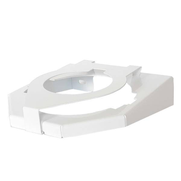 Wandhalter für 3,4-Liter-Spendereimer, Metall | weiß