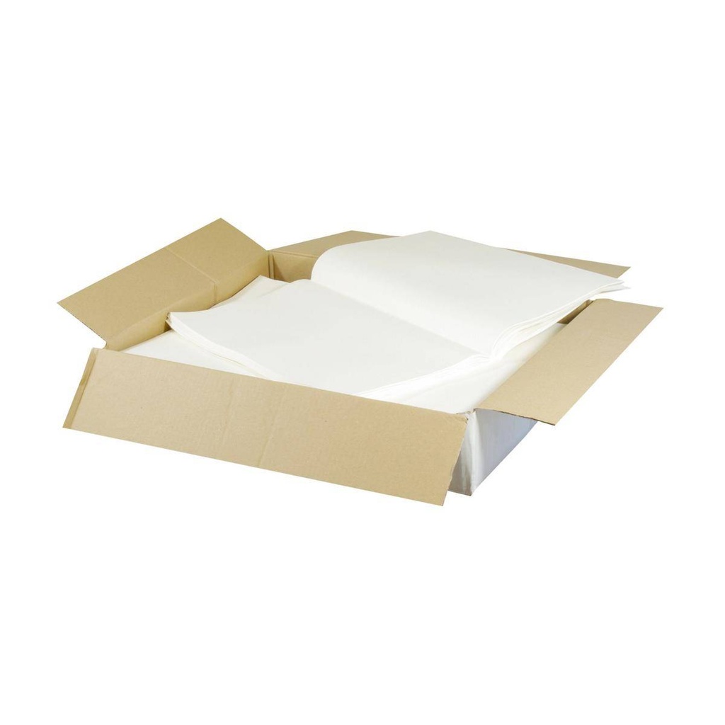 Einschlagpapier, fettdicht, Pergamentpapier-Ersatz, 37,5 x 50 cm, 1/4 Bogen | 12,5 kg