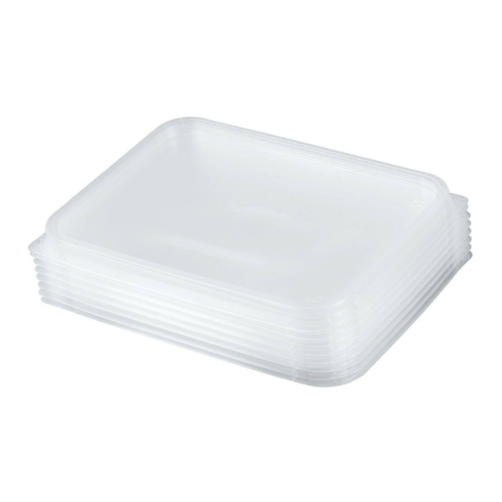 Deckel PP klar für Kunststoffschalen, 180 x 133 mm | 300 Stück
