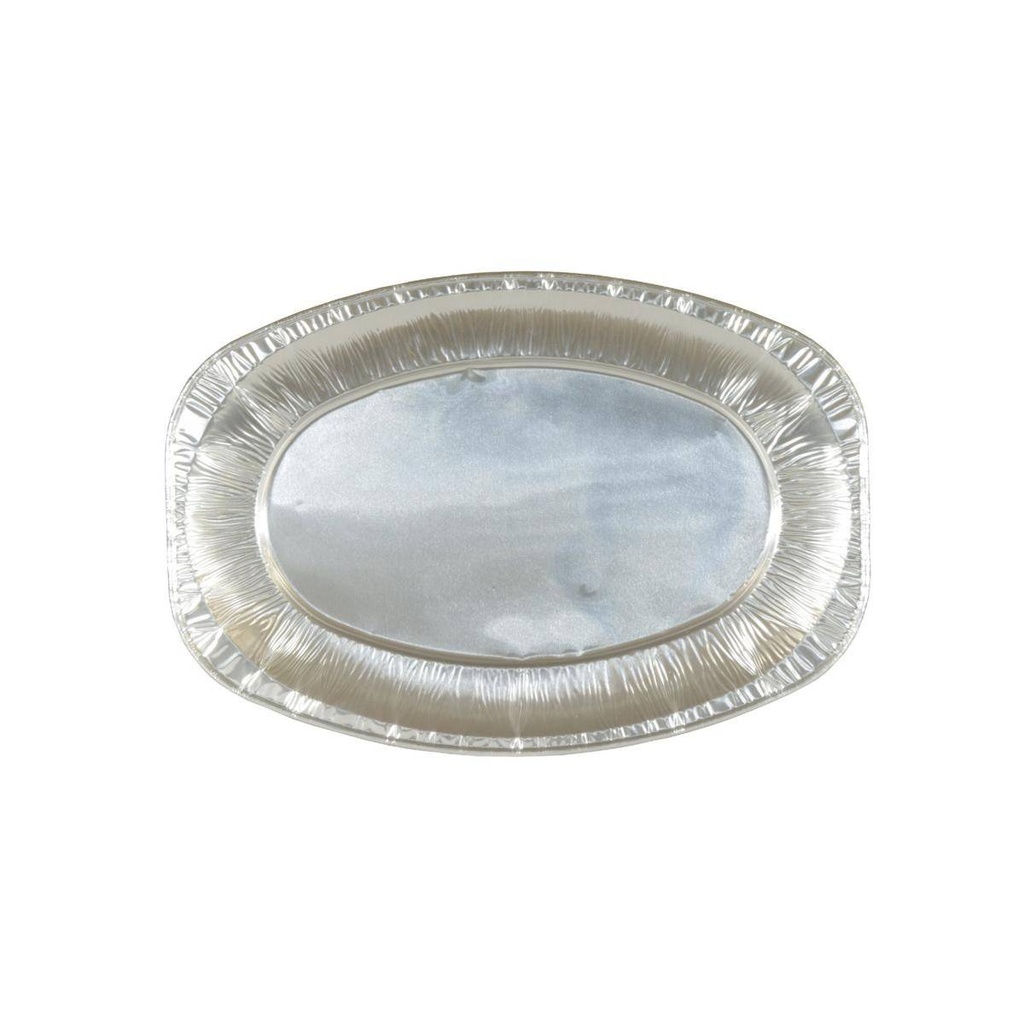 Alu-Party-Platte klein, 350 x 245 mm, oval, Einweggeschirr