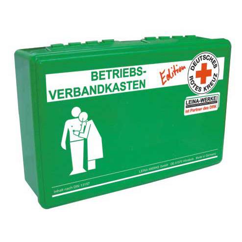 LEINA-WERKE Verbandkasten "Betriebsverband-Kasten klein" mit Füllung DIN 13157 | grün