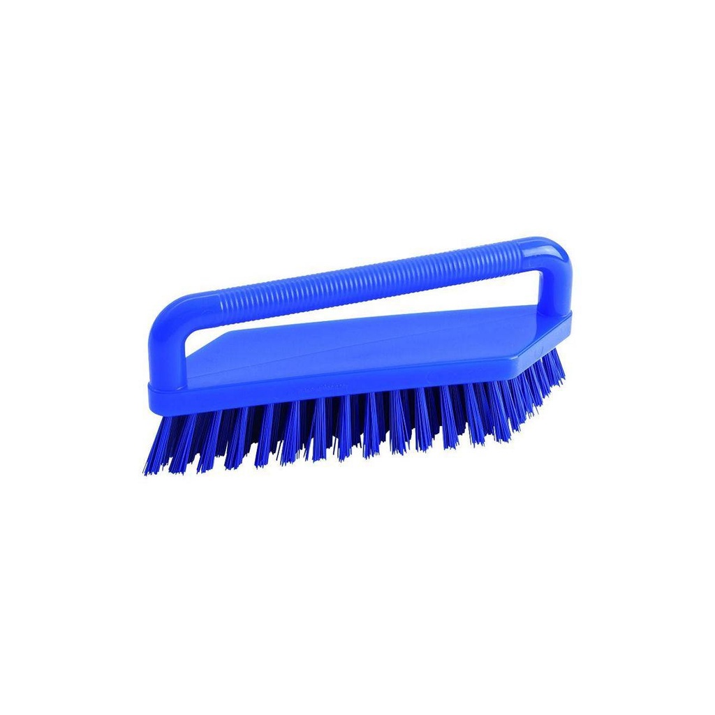 Hygiene-Scheuerbürste mit Bügel | blau