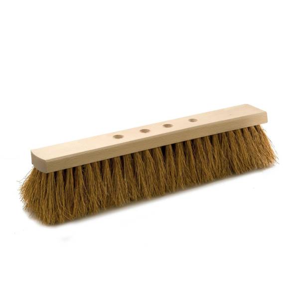 Kokossaalbesen 100 cm, Körper: Holz unlackiert, Borsten: Kokos | 4-Loch-System