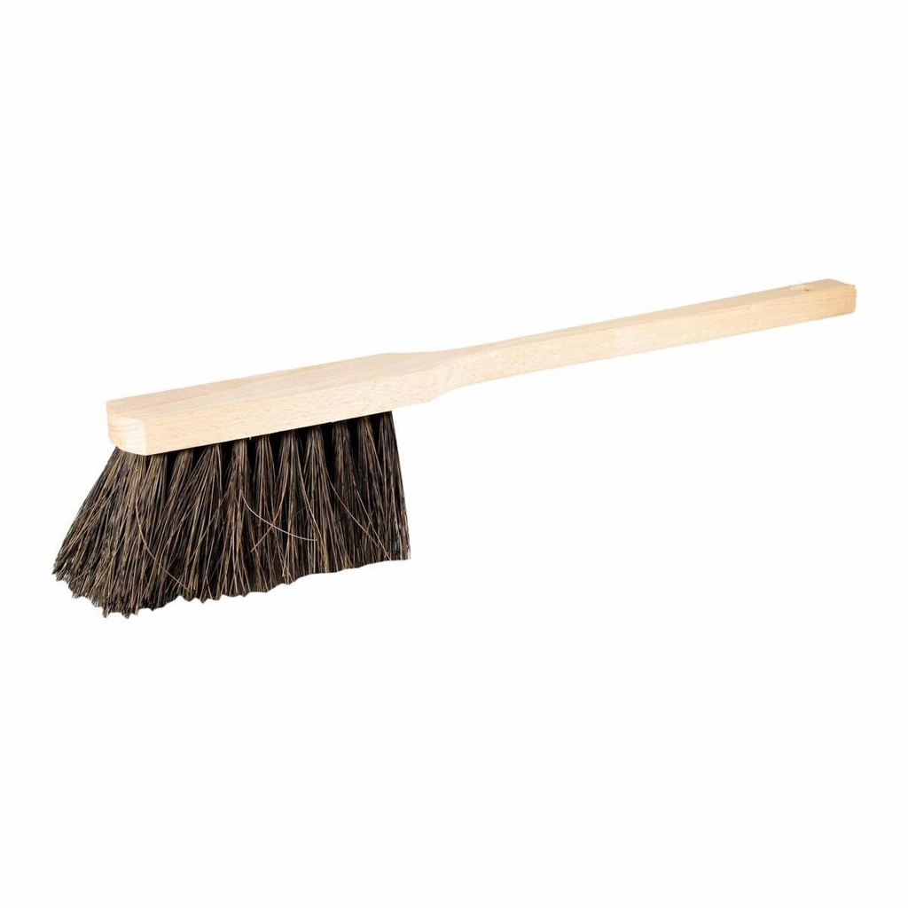 Handfeger 43 cm, extra langer Stiel, Borsten: Arenga, Körper: Holz unlackiert